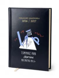 kalendarz-nauczycielski-2026-2027-granatowy-dla-nauczyciela-matematyki-imie