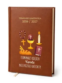 kalendarz-nauczycielski-2026-2027-brazowy-dla-ksiedza-katechety-imie