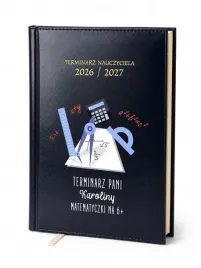 kalendarz-nauczycielski-2026-2027-granatowy-dla-nauczyciela-matematyki-imie