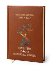 kalendarz-nauczycielski-2026-2027-brazowy-dla-nauczyciela-muzyki-imie