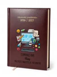 kalendarz-nauczycielski-2026-2027-bordowy-dla-nauczyciela-informatyki-imie