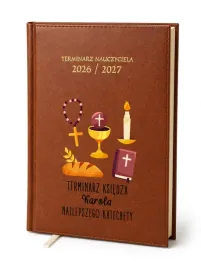 kalendarz-nauczycielski-2026-2027-brazowy-dla-ksiedza-katechety-imie