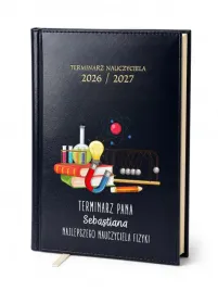 kalendarz-nauczycielski-2026-2027-granatowy-dla-nauczyciela-fizyki-imie