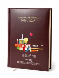 kalendarz-nauczycielski-2026-2027-bordowy-dla-nauczycielki-fizyki-imie
