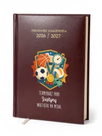 kalendarz-nauczycielski-2026-2027-bordowy-wf-wychowanie-fizyczne-imie