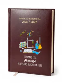 kalendarz-nauczycielski-2026-2027-bordowy-nauczyciel-chemii-imie