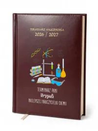kalendarz-nauczycielski-2026-2027-bordowy-nauczycielka-chemii-imie