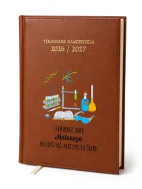 kalendarz-nauczycielski-2026-2027-brazowy-nauczyciel-chemii-imie