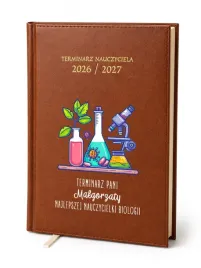 kalendarz-nauczycielski-2026-2027-brazowy-nauczyciel-biologii-biologia-imie