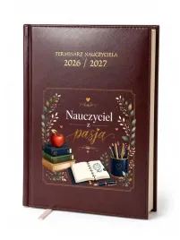 kalendarz-nauczycielski-2026-2027-bordowy-wychowawca-nauczyciel-z-pasja