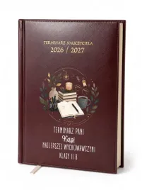 kalendarz-nauczycielski-2026-2027-bordowy-dla-wychowawczyni-nauczyciel-imie