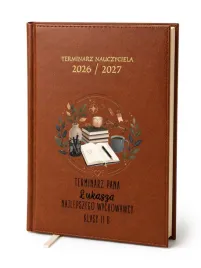 kalendarz-nauczycielski-2026-2027-brazowy-dla-wychowawcy-nauczyciel-imie