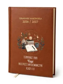 kalendarz-nauczycielski-2026-2027-brazowy-wychowawczyni-nauczyciel-imie