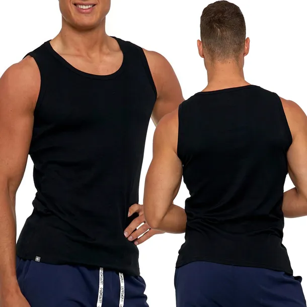 Koszulka na Ramiączkach Tank Top MORAJ Podkoszulek Męski z Bawełny - L
