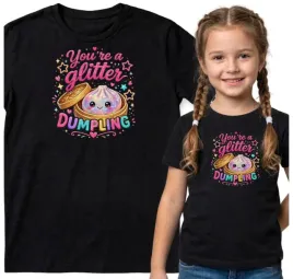 dziecieca-koszulka-czarna-146-t-shirt-squishy-pierozek-gniotek-tiktok-trend