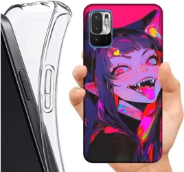 etui-altreo-na-xiaomi-redmi-note-10-wzory-neon-girl-anime