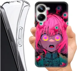 etui-altreo-na-realme-10-pro-wzory-neon-girl-anime