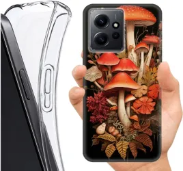 etui-altreo-na-xiaomi-redmi-note-12-4g-wzory-grzybowe
