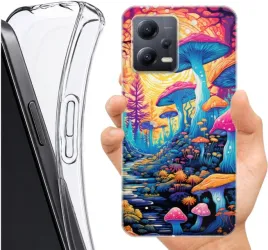 etui-altreo-na-xiaomi-redmi-note-12-5g-wzory-grzybowe
