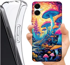 etui-altreo-na-samsung-galaxy-a06-wzory-grzybowe