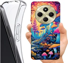etui-altreo-na-xiaomi-redmi-14c-5g-wzory-grzybowe