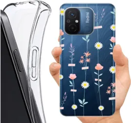 etui-altreo-na-xiaomi-redmi-12c-wzory-kwiatowe-kwiatki