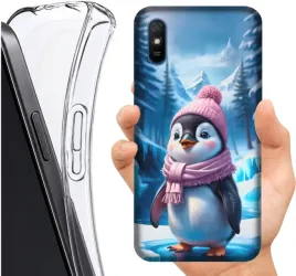 etui-altreo-na-xiaomi-redmi-9a-wzory-zimowe-zwierzeta