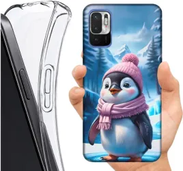 etui-altreo-na-xiaomi-redmi-note-10-wzory-zimowe-zwierzeta