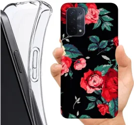 etui-altreo-na-oppo-a74-5g-wzory-kwiaty-rosliny