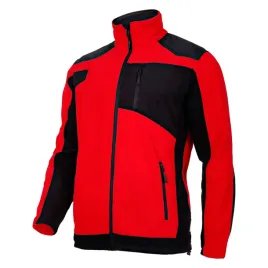 bluza-polar-robocza-bhp-ochronna-wzmocnienia-czerwono-czarna-lahti-xl
