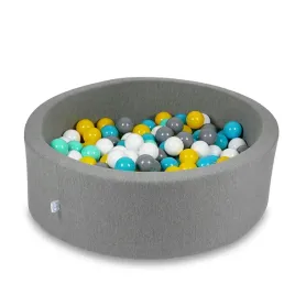 suchy-basen-okragly-90x30-cm-szary-200-pileczek