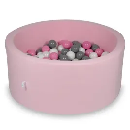 suchy-basen-okragly-90x40-cm-pudrowy-roz-300-pileczek-biale-szare-roz