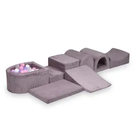 najwiekszy-piankowy-plac-zabaw-sztruks-lavender-z-basenem-micro-100-pilek