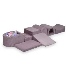 najwiekszy-piankowy-plac-zabaw-sztruks-lavender-z-basenem-micro-100-pilek