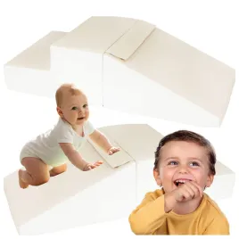 mini-zjezdzalnia-piankowa-zestaw-dla-dzieci-2-el-bialy-cappuccino-50-cm