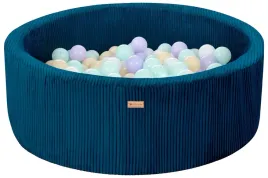 suchy-basen-sztruksowy-90-cm-z-200-pileczkami-granatowy-bialy-cappuccino