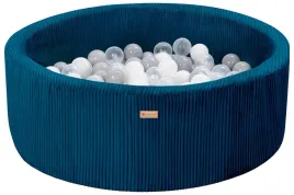 suchy-basen-sztruksowy-90-cm-z-200-pileczkami-granatowo-bialy