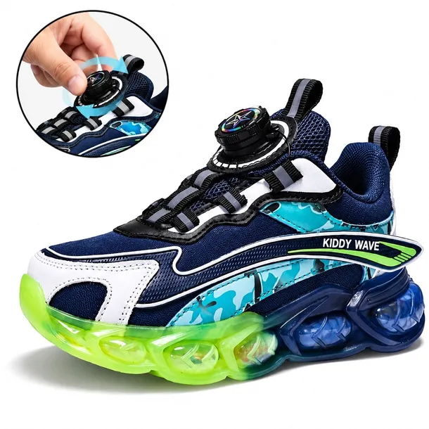 Buty dla dzieci dziecięce system BOA bez wiązania SYSTEM Z POKRĘTŁEM R.34