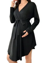 shein-czarny-sweter-ciazowy-z-wiazaniem-i-dekoltem-serek-m-1jf