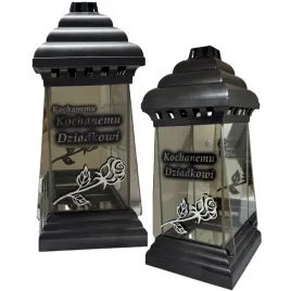 znicz-dekoracyjny-szklany-lampion-maly-trapez-srebrny-roza-dziadek-31cm