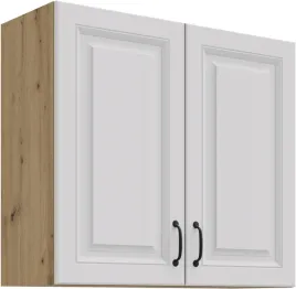 szafka-kuchenna-gorna-stilo-80-g-72-2f-bialy-mat-dab-artisan