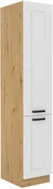 szafka-kuchenna-slupek-luna-40-dk-210-2f-bialy-mat-dab-artisan