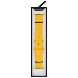 pasek-do-apple-watch-glacierx-silicone-classic-waffle-sunburst-zolty