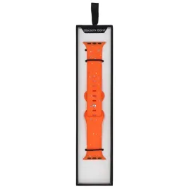 pasek-do-apple-watch-glacierx-silicone-pinandloop-koralowy-38-40-41mm