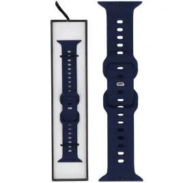 pasek-glacierx-silicone-ribbed-do-apple-watch-42-44-45-49-mm-granatowy