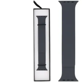 pasek-do-smartwatcha-glacierx-silicone-smooth-grained-magnetic-szary