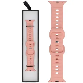 pasek-glacierx-silicone-ribbed-peachy-pink-do-apple-watch-38-40-41-mm