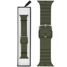 pasek-glacierx-silicone-grooved-zielony-do-apple-watch-42-44-45-49-mm