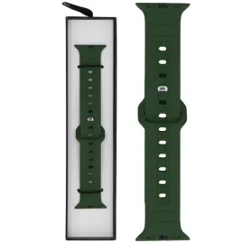 pasek-glacierx-silicone-wave-dark-grass-green-do-apple-watch-38-40-41-mm