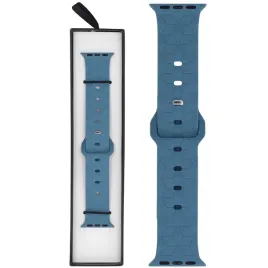 pasek-glacierx-silicone-rhombille-denim-blue-do-apple-watch-38-40-41-mm